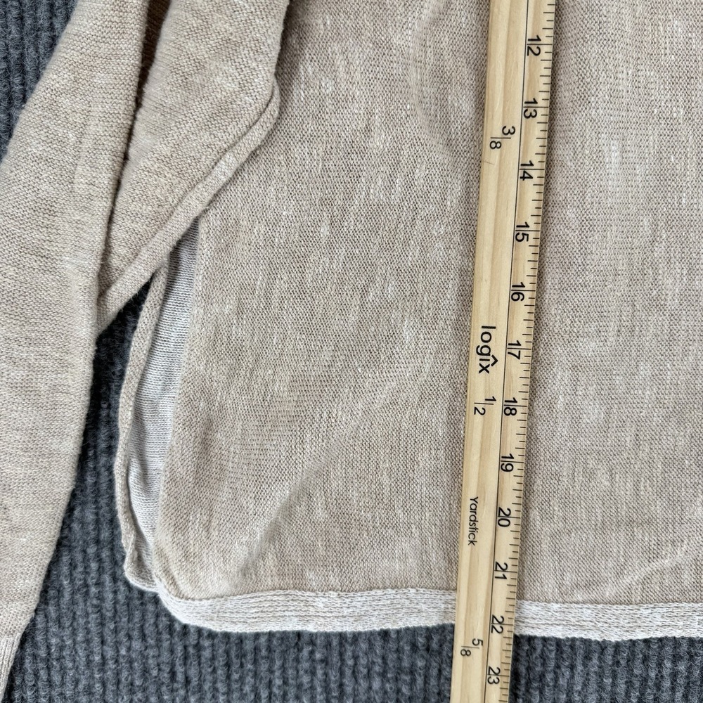 Eileen Fisher organic linen cotton boxy sweater XL lagenlook luxury minimalist - Picture 6 of 10
